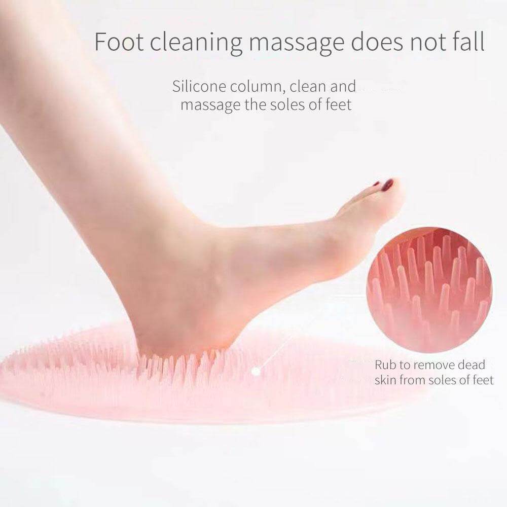 Round Silicone Bath Massage Cushion Brush - MaviGadget