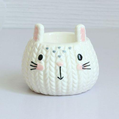 2Pcs Cute Animal Ceramic Breakfast Egg Holder - MaviGadget