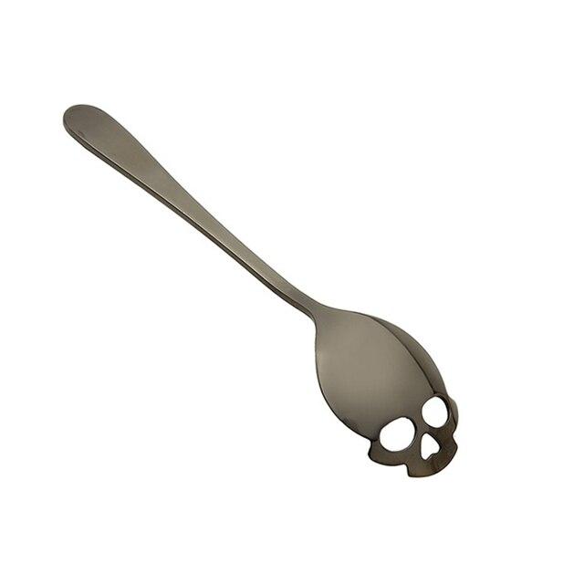Skull Shaped Stainless Steel Spoon