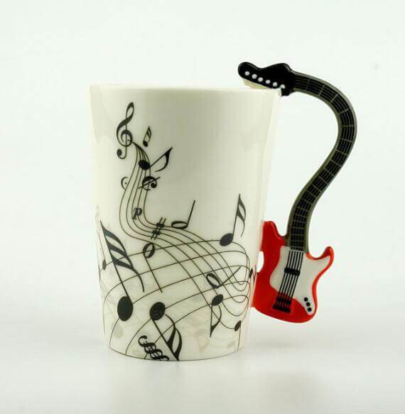 Guitar Style Ceramic Mug - MaviGadget