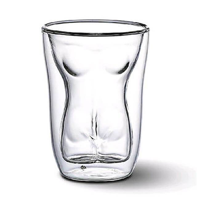 Sexy Lady Men Durable Double Wall Whiskey Glasses - MaviGadget