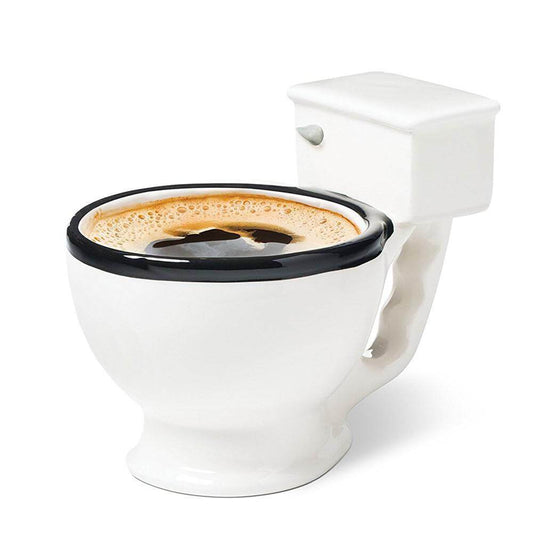 Toilet Ceramic Coffee Mugs with Handgrip - MaviGadget