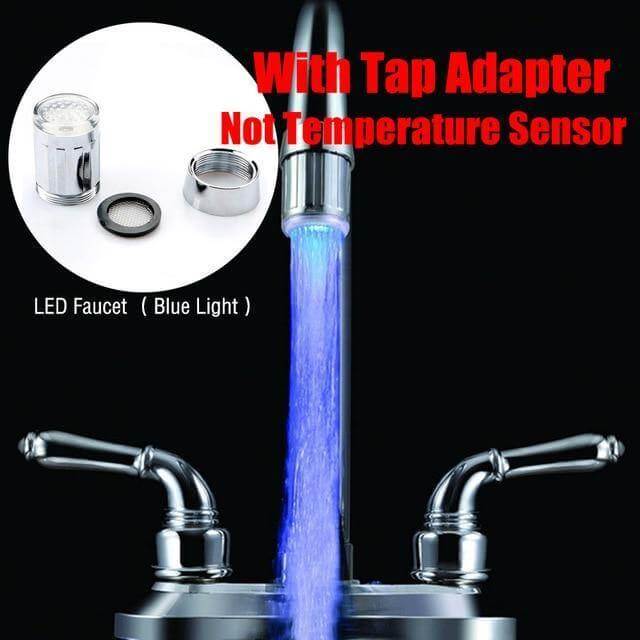 Colorful Temperature Sensor Faucet Tap - MaviGadget