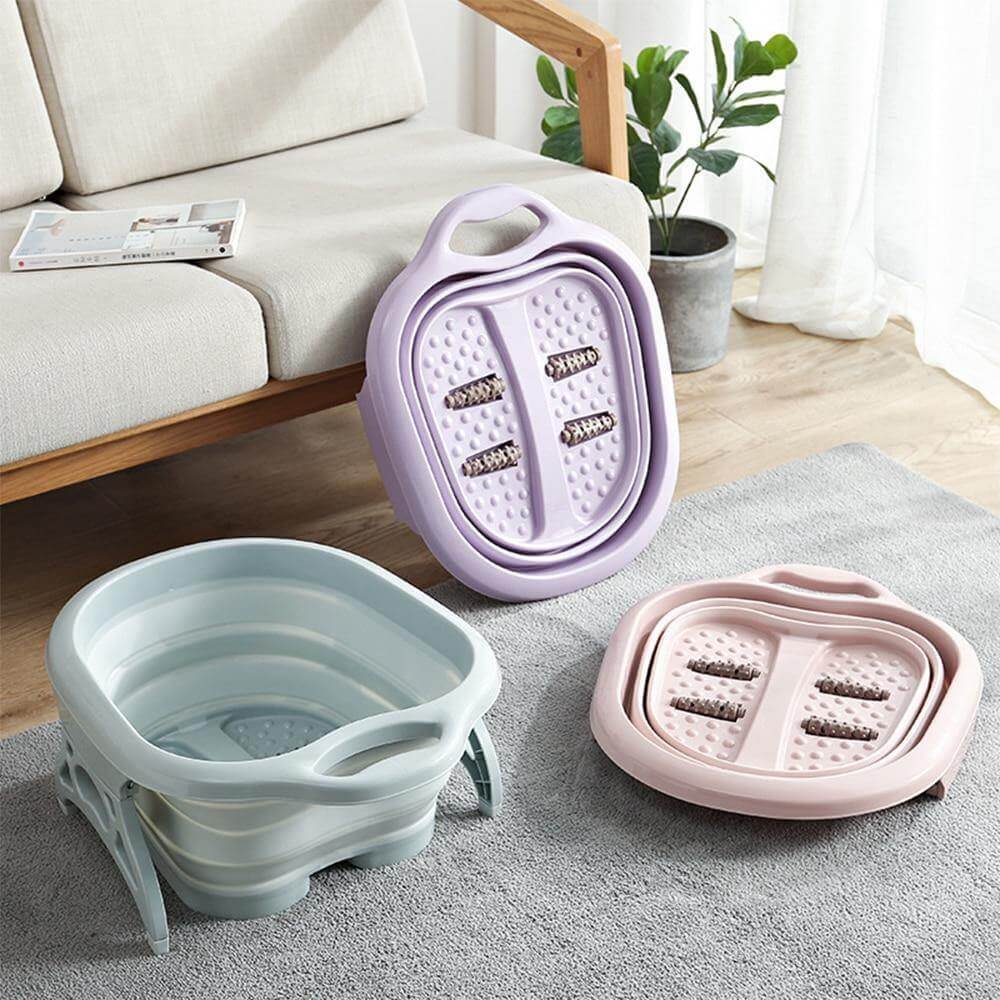 Foldable Foot Bath Massage Bucket - MaviGadget