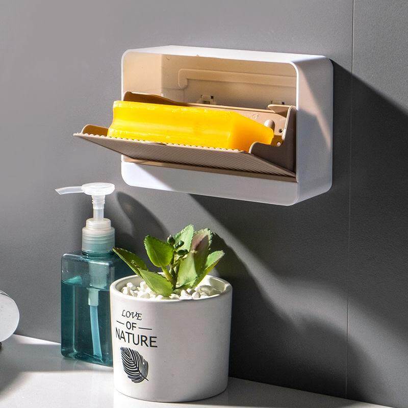 Creative Double Storage Wall Mounted Soap Box - MaviGadget