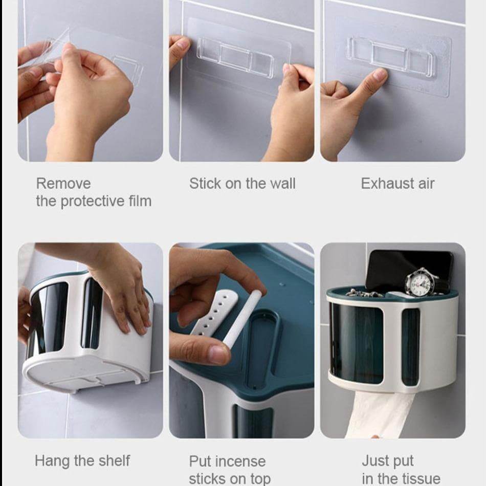 Waterproof No-drill Bathroom Accessories Organizer - MaviGadget