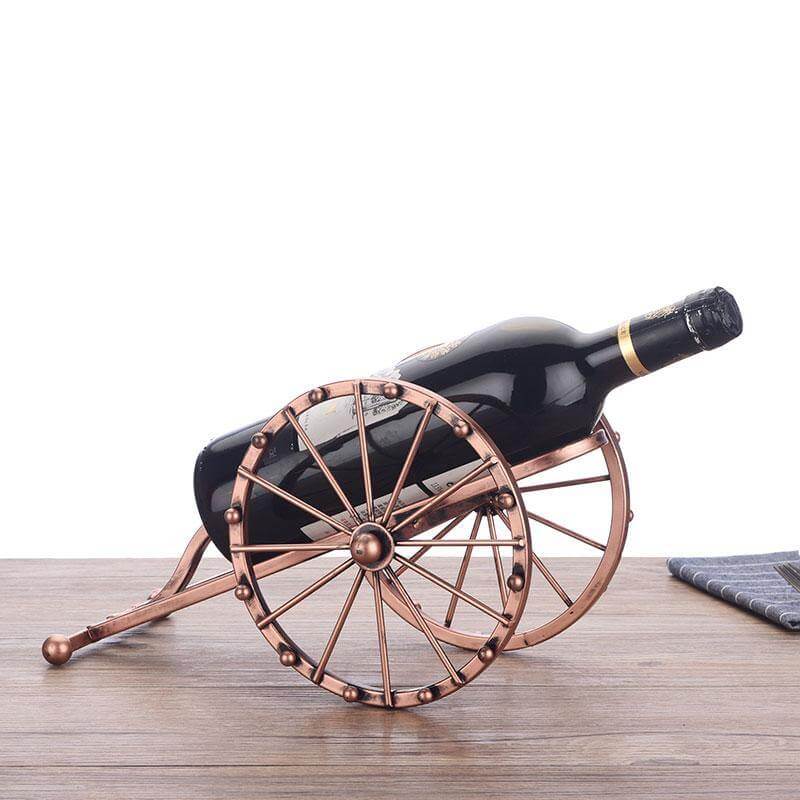 Antique Cannon Wine Bottle Holder - MaviGadget