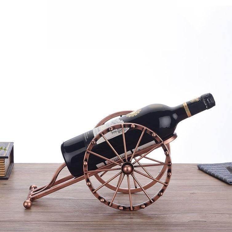 Antique Cannon Wine Bottle Holder - MaviGadget