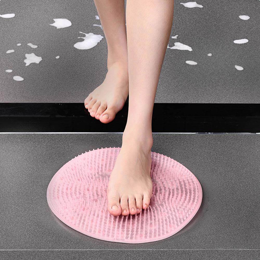 Round Silicone Bath Massage Cushion Brush - MaviGadget