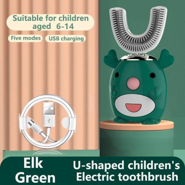 Smart Ultrasonic Silicone Toothbrush for Kids - MaviGadget