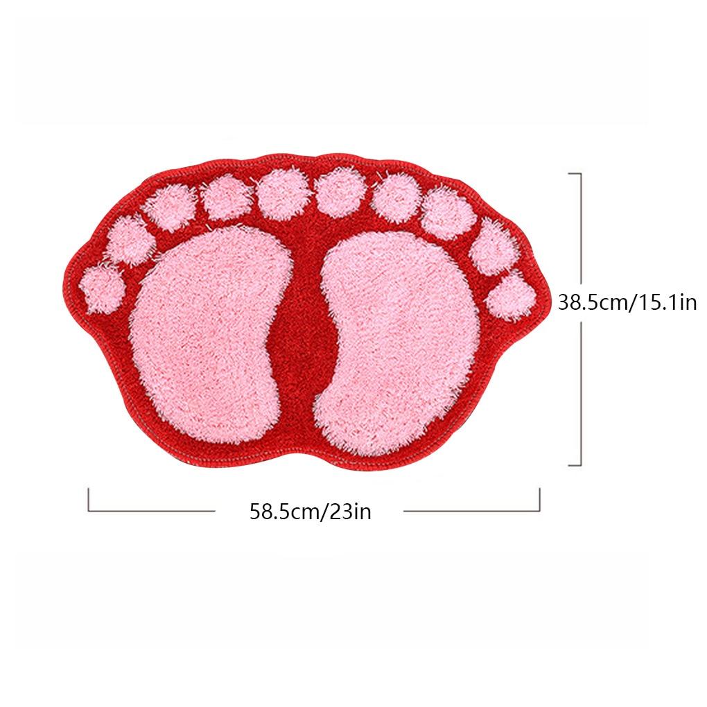 Bear Foot Print Non-Slip Bathroom Mat