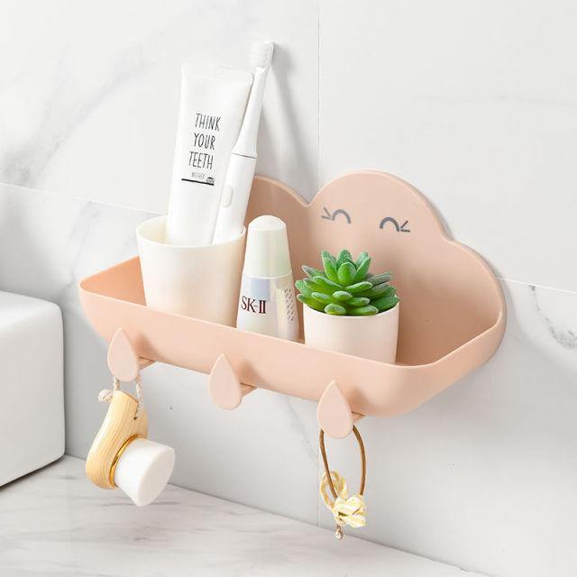 Cloud Cosmetic Bathroom Punch-Free Storage Organizer - MaviGadget