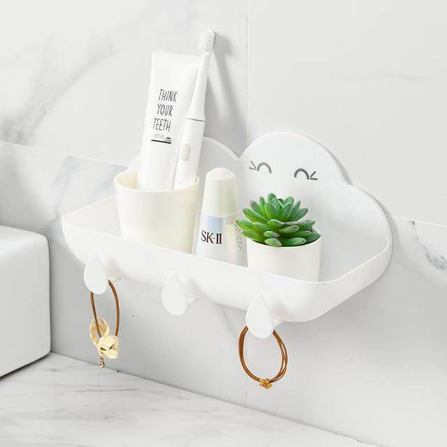 Cloud Cosmetic Bathroom Punch-Free Storage Organizer - MaviGadget