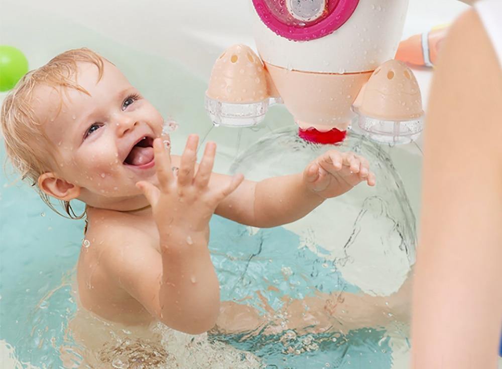 Baby Fun Bath Rocket Water Spray Toy - MaviGadget