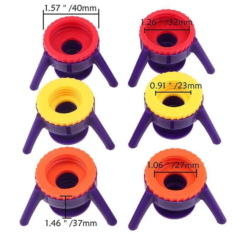 6Pcs Leakproof Bottle Cap Stand - MaviGadget