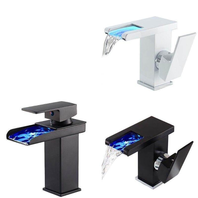 Water Temperature Sensitive LED Bathroom Faucet - MaviGadget