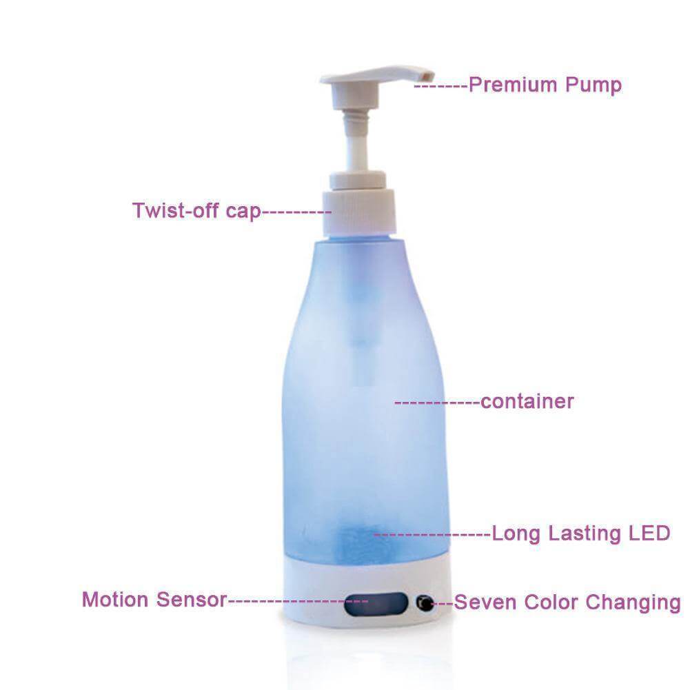 Automatic LED Night Light Soap Dispenser - MaviGadget