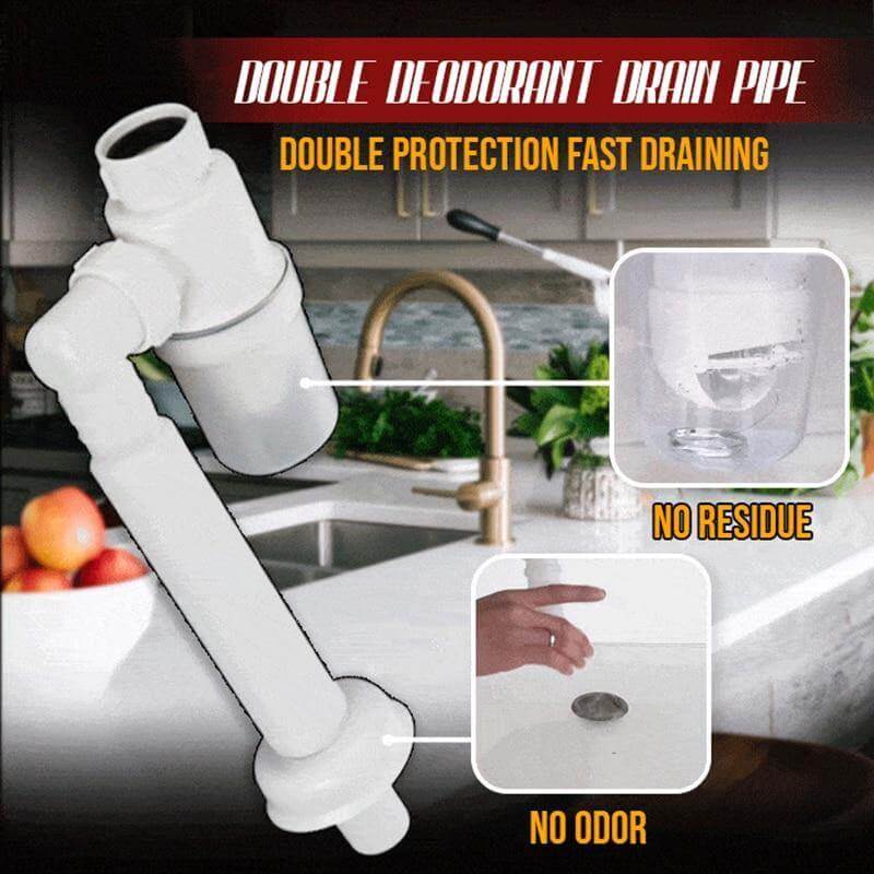 Odor-free Bathroom Kitchen Expandable Filter Pipe - MaviGadget