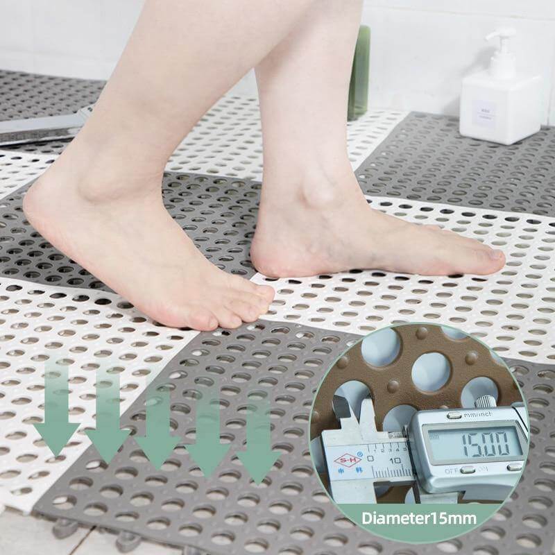 Non-Slip Easy Draining Bathroom Mat - MaviGadget