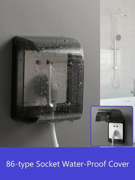 Bathroom Waterproof Large Transparent Socket Protective Box - MaviGadget