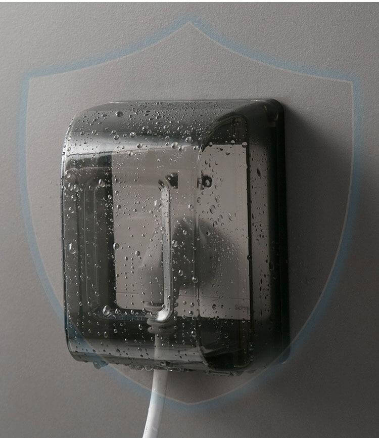 Bathroom Waterproof Large Transparent Socket Protective Box - MaviGadget