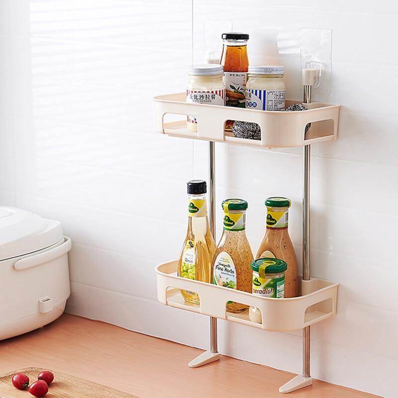 Multilayer Wall-mounted Bathroom Shelf Organizer Rack - MaviGadget