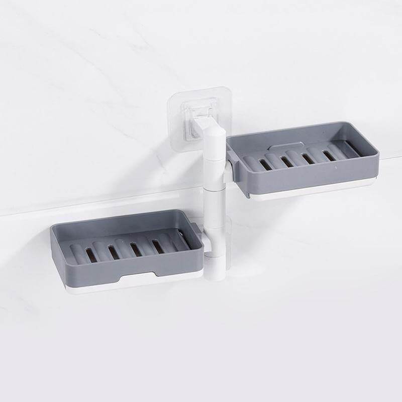 Wall-Mounted Multi Layer Rotatable Soap Holder - MaviGadget