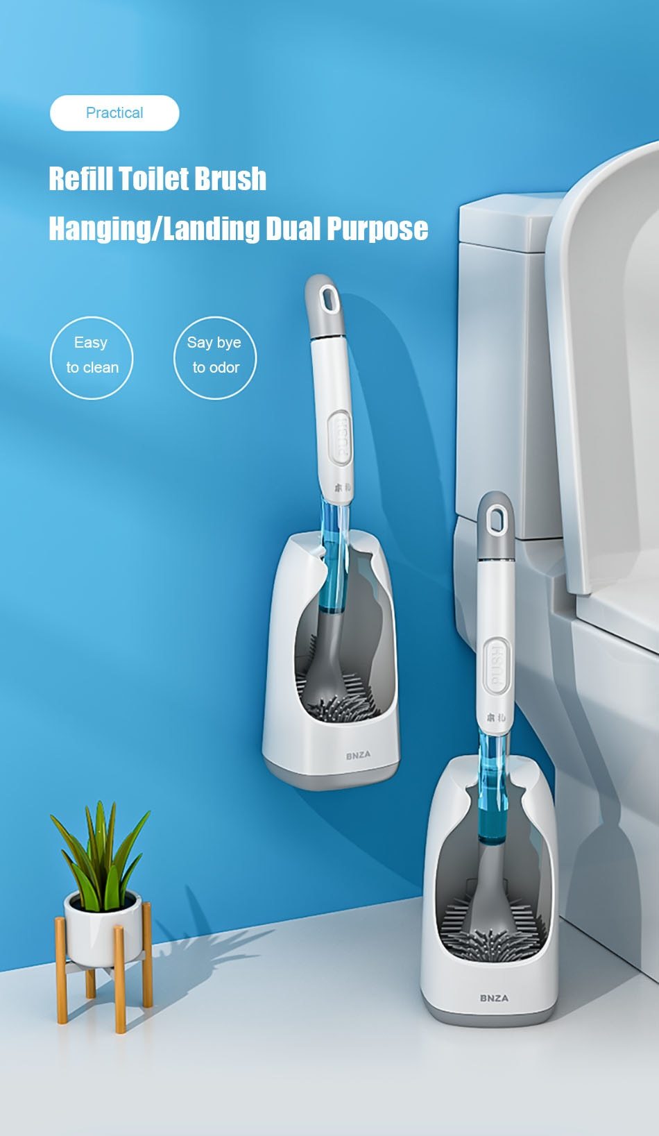 Creative Soap Dispenser Toilet Brush – Shock Cool