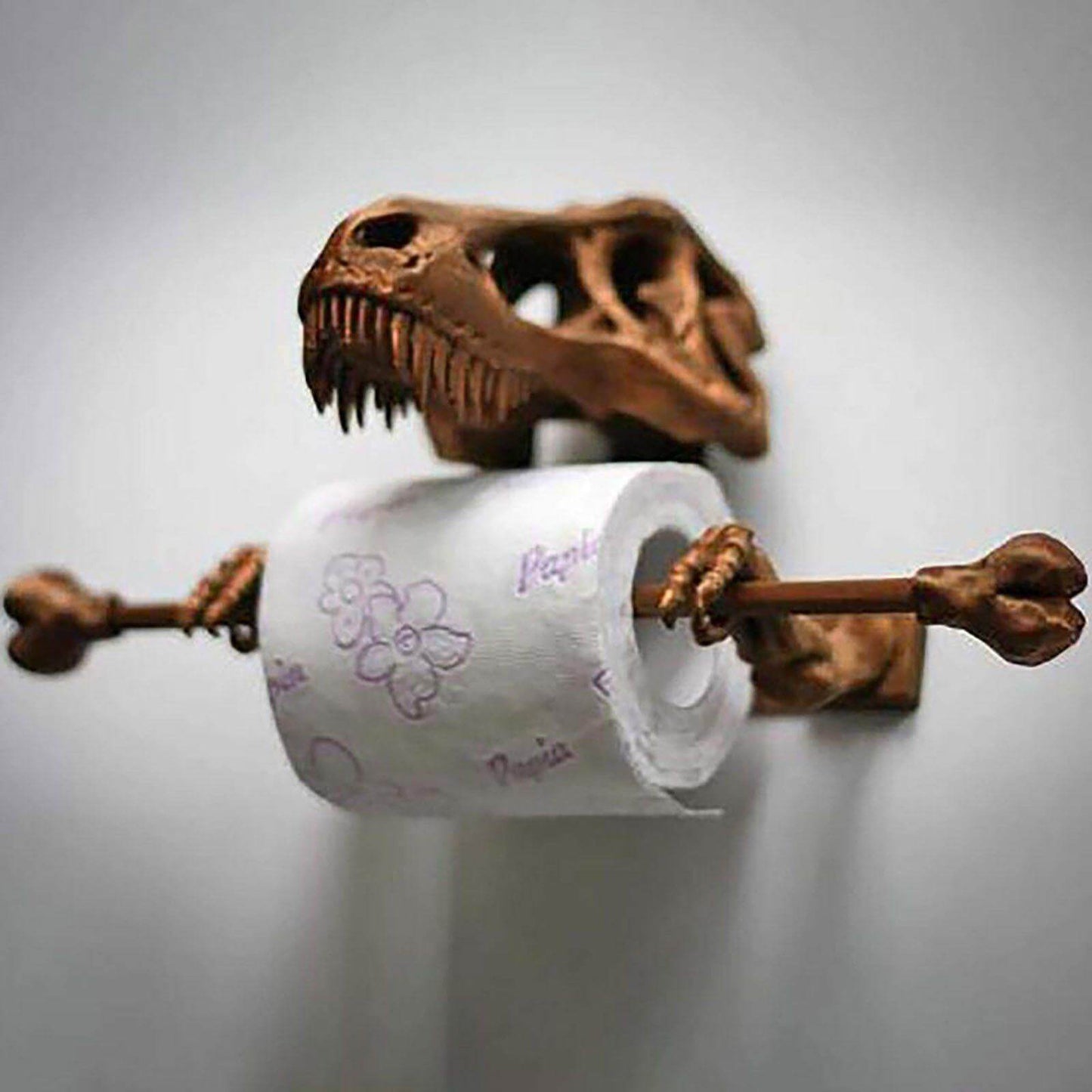 Creative Dinosaur Skeleton Toilet Paper Holder - MaviGadget