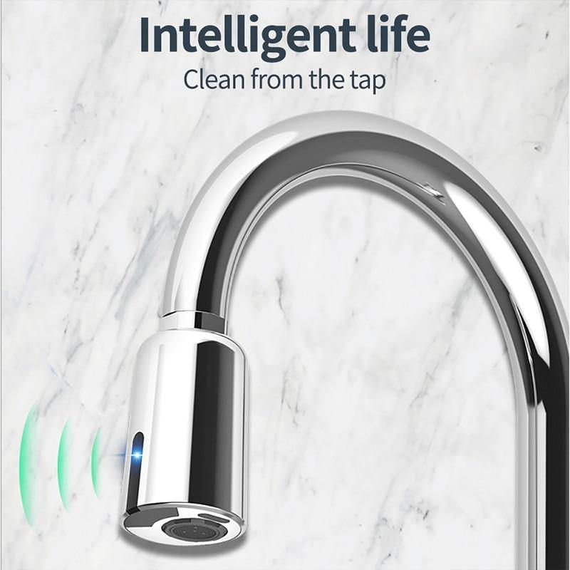 Smart Sensor Water Saving Touchless Faucet Head - MaviGadget