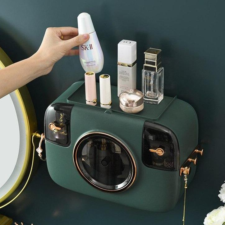 Wall Mounted Camera Shape Bathroom Tissue Box