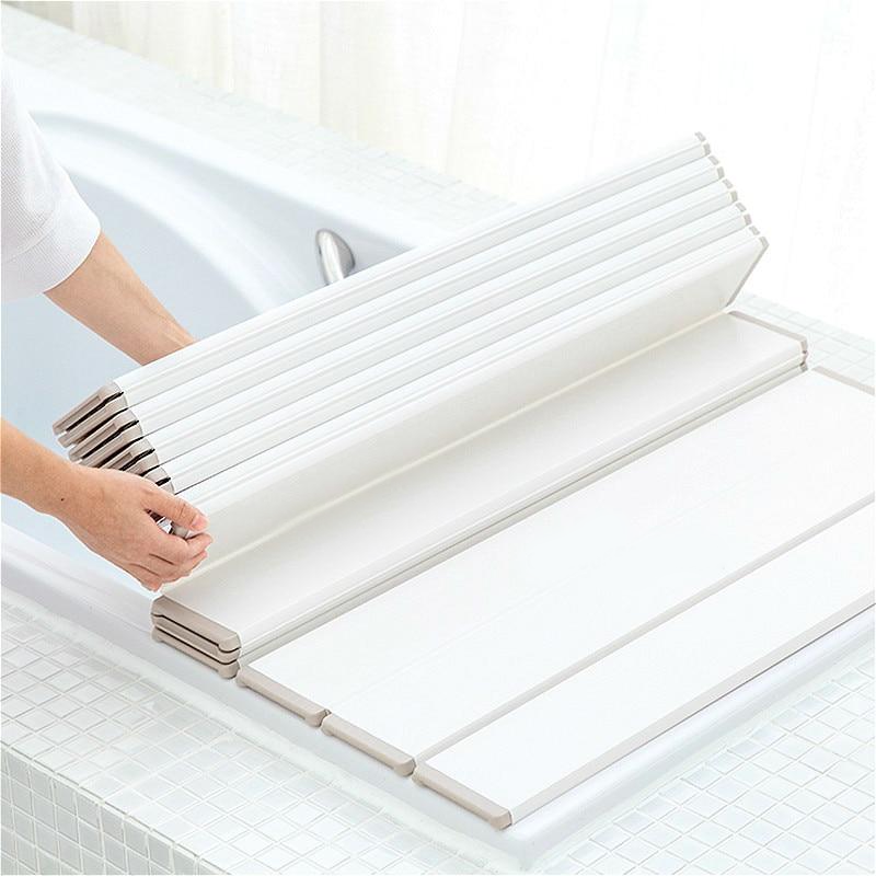 Creative Foldable Anti-Dust Bathtub Cover Tray