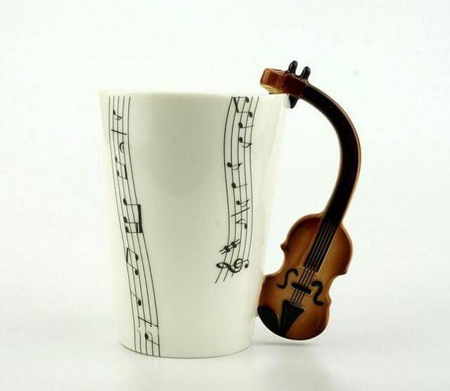 Guitar Style Ceramic Mug - MaviGadget