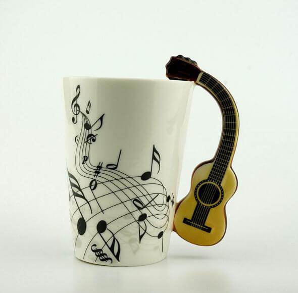 Guitar Style Ceramic Mug - MaviGadget