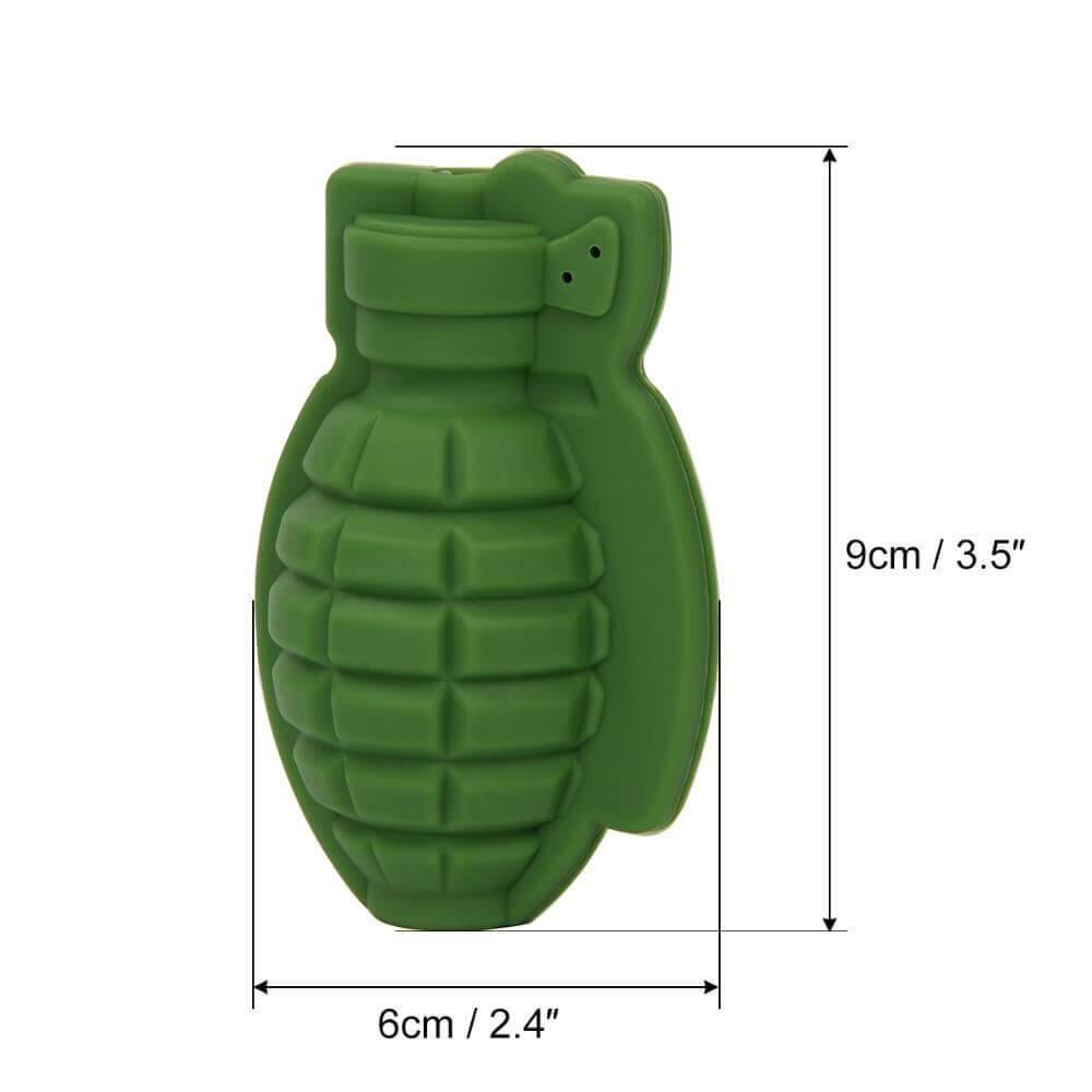 3D Grenade Shape Ice Cube Mold Silicone Trays - MaviGadget