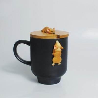 3D Climbing Bulldog Ceramic Mugs - MaviGadget