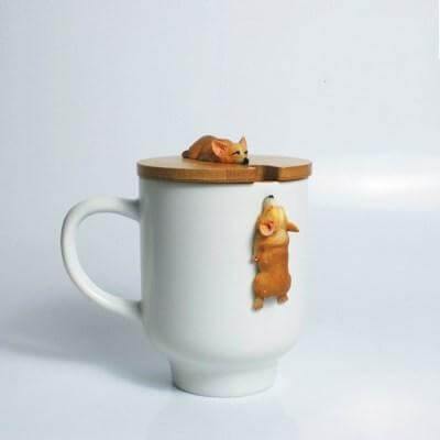 3D Climbing Bulldog Ceramic Mugs - MaviGadget