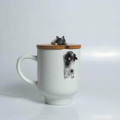 3D Climbing Bulldog Ceramic Mugs - MaviGadget