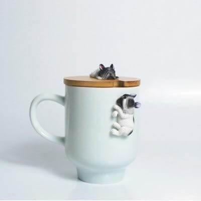 3D Climbing Bulldog Ceramic Mugs - MaviGadget