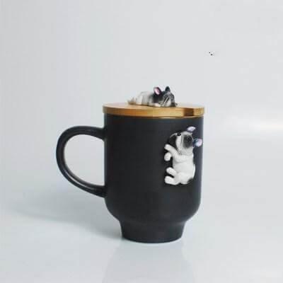 3D Climbing Bulldog Ceramic Mugs - MaviGadget