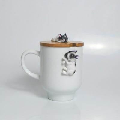 3D Climbing Bulldog Ceramic Mugs - MaviGadget