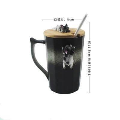 3D Climbing Bulldog Ceramic Mugs - MaviGadget