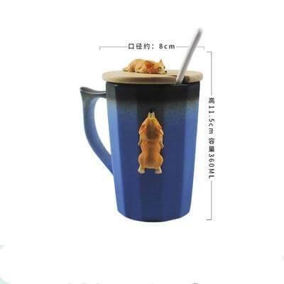 3D Climbing Bulldog Ceramic Mugs - MaviGadget