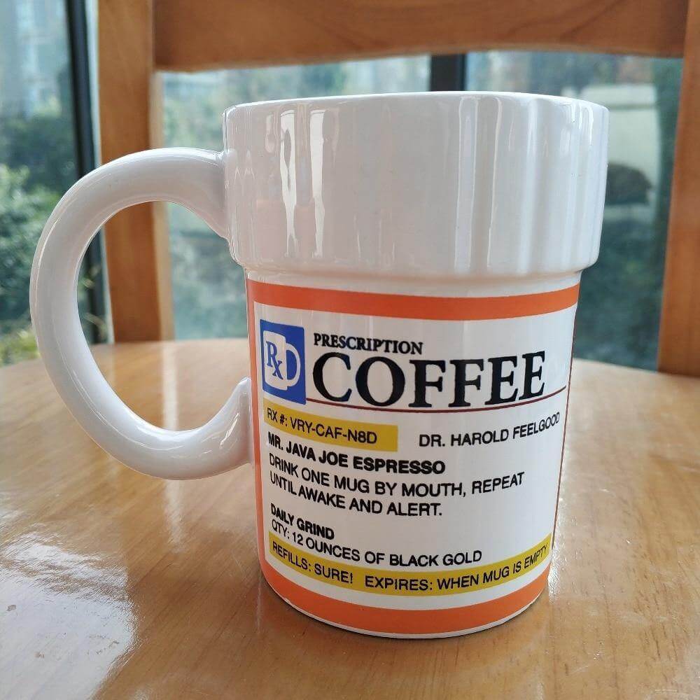 Caffeine Prescription Coffee Mug - MaviGadget