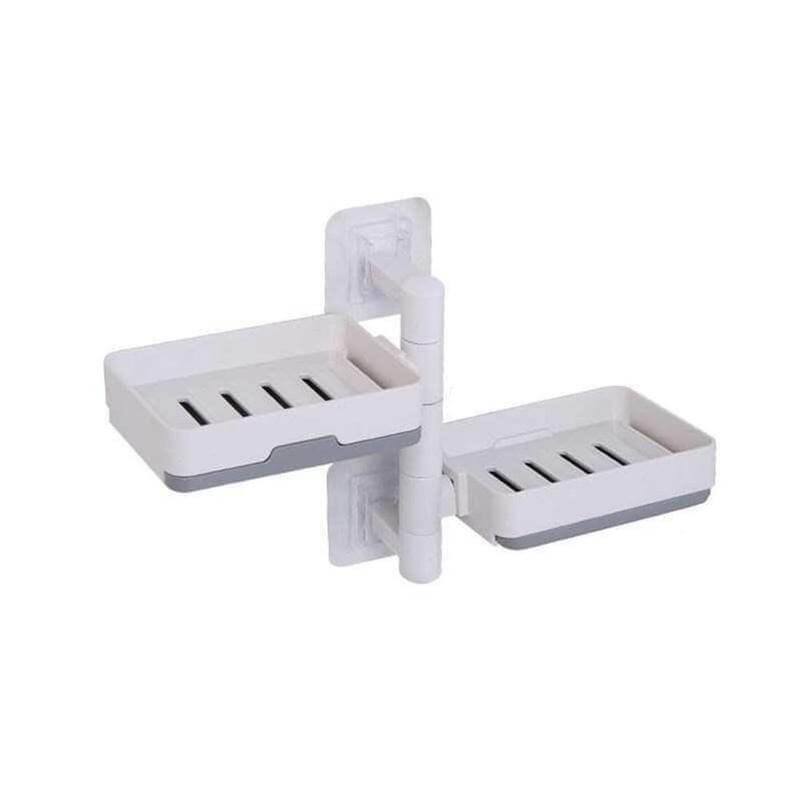 Wall-Mounted Multi Layer Rotatable Soap Holder - MaviGadget